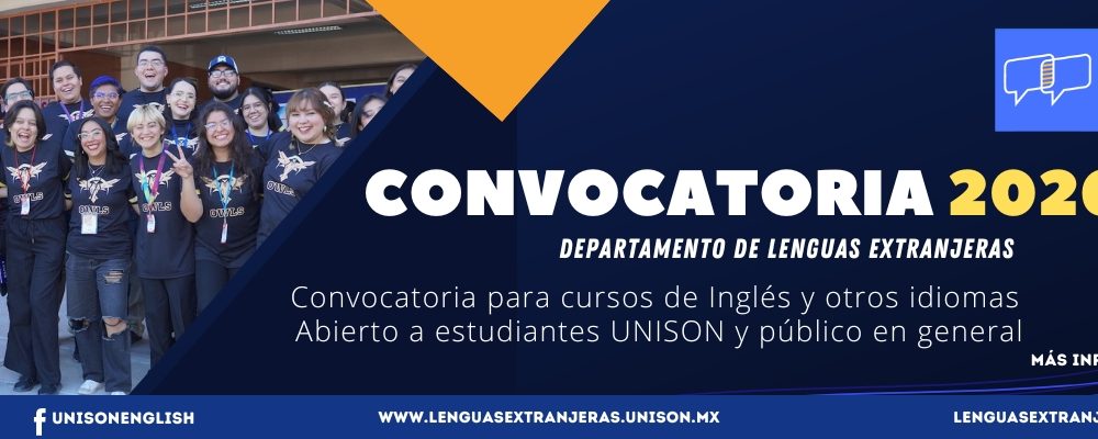 Convocatoria Cursos de Inglés 2026-2